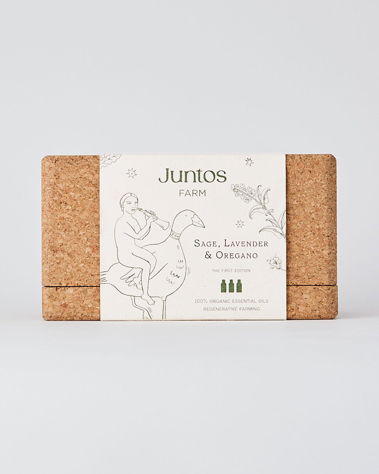 Aceite esencial de salvia, lavanda y orégano